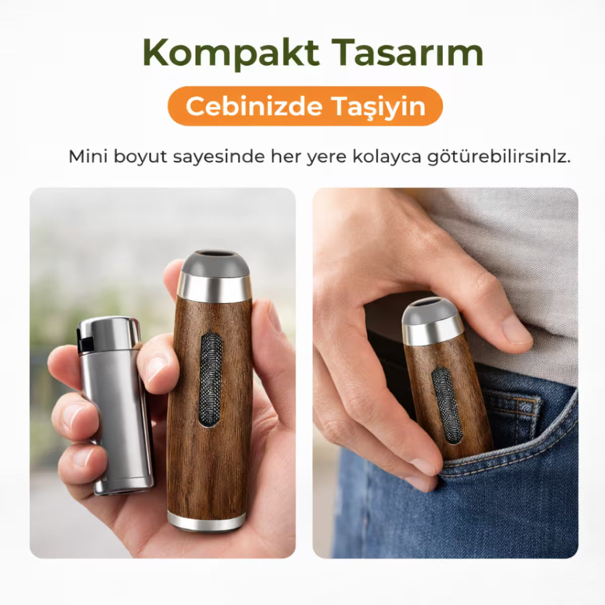 Viscobar Taşınabilir Mini El Küllüğü