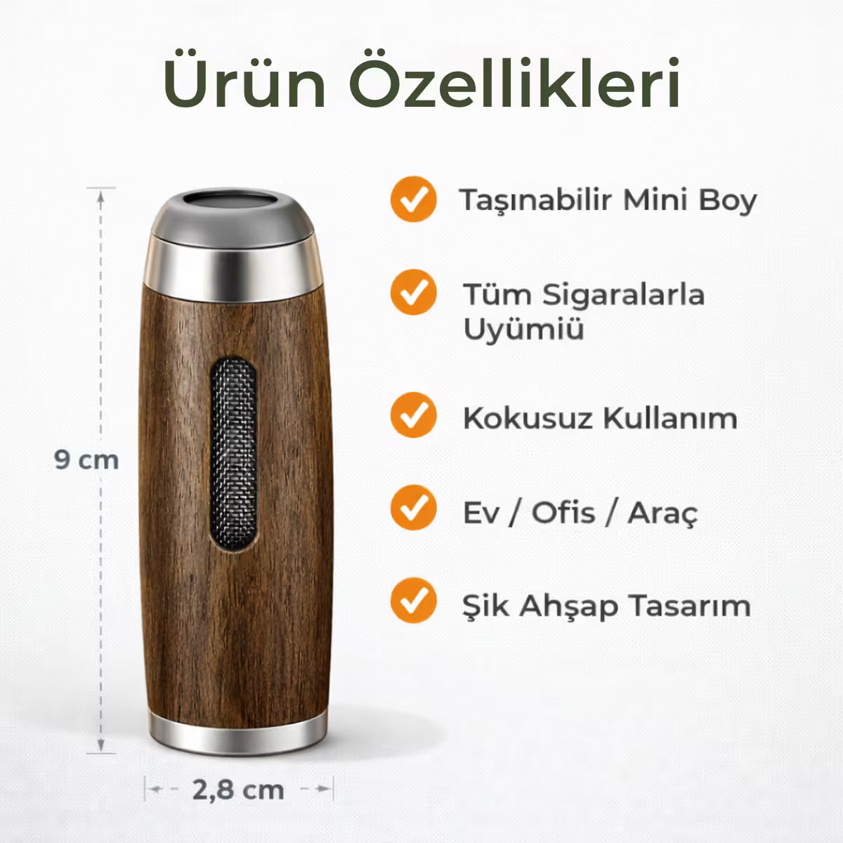 Viscobar Taşınabilir Mini El Küllüğü