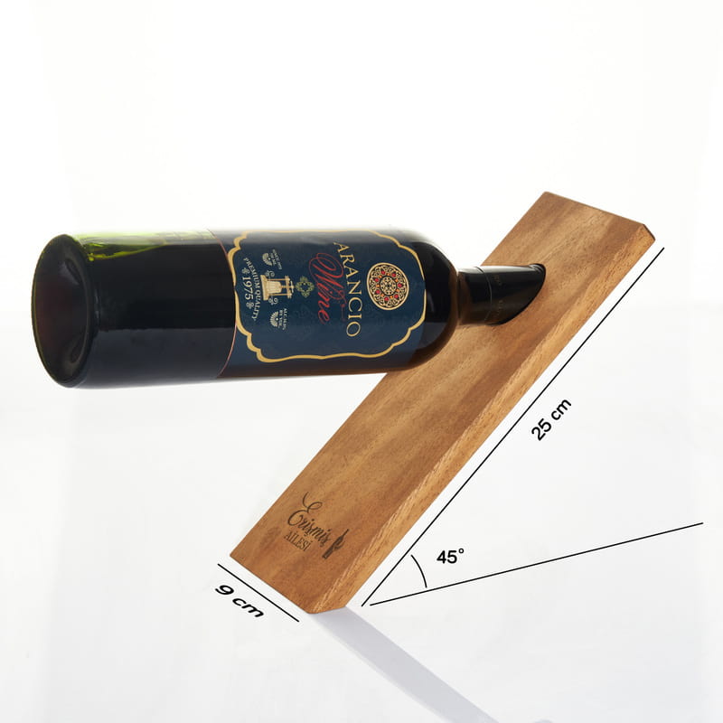 Viscobar Gravity Ahşap Denge Şarap Standı